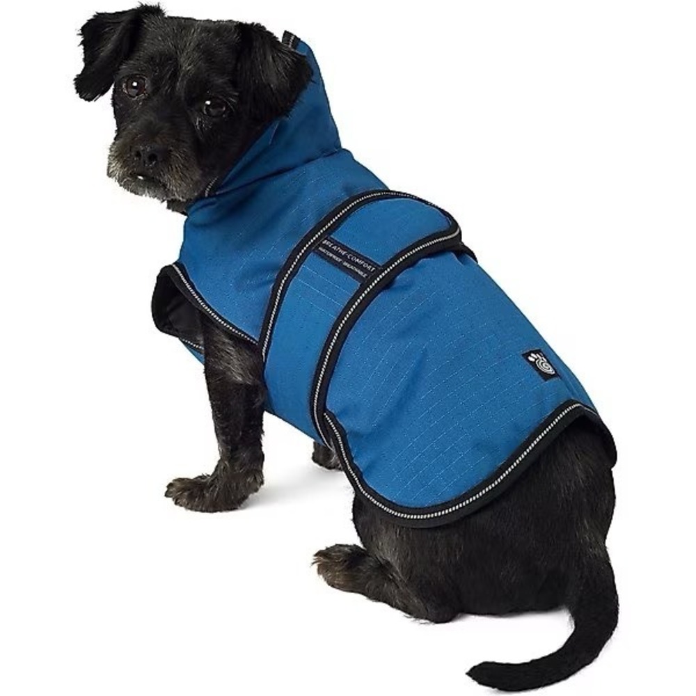 PetRageous Juneau Dog Jacket Small Teal Waterproof Insulated Coat‎
